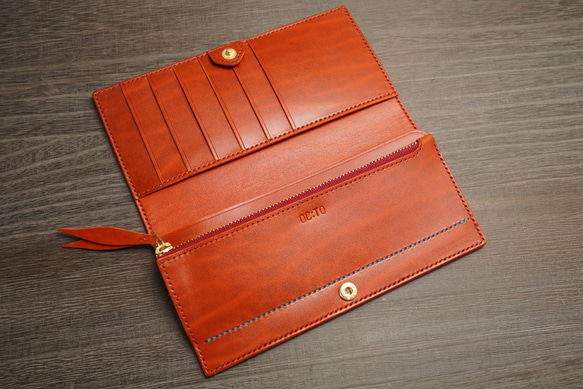 【フルオーダー制作事例】OC:TO 長財布 ブライドルレザー/ルガトショルダー 3枚目の画像