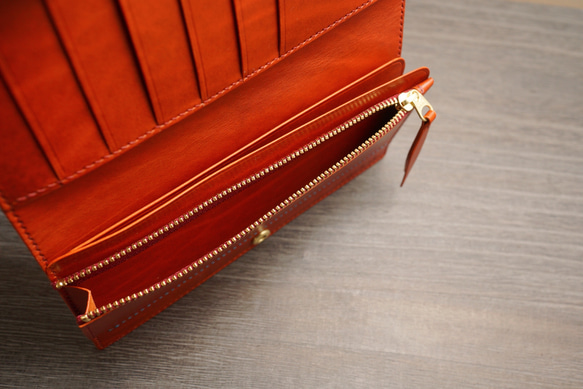 【フルオーダー制作事例】OC:TO 長財布 ブライドルレザー/ルガトショルダー 4枚目の画像