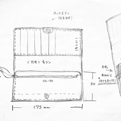 【フルオーダー制作事例】OC:TO 長財布 ブライドルレザー/ルガトショルダー 6枚目の画像