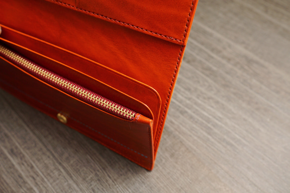 【フルオーダー制作事例】OC:TO 長財布 ブライドルレザー/ルガトショルダー 5枚目の画像