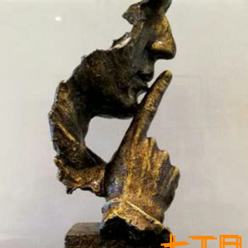 年代物 手作り抽象アート オブジェ / 粘土 彫刻作品 希少品 オブジェ 抽象彫刻 現代アート インテリア 置物 装飾 おしゃれ OBJE001