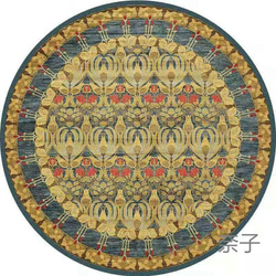アメリカ風のレトロな丸いじゅうたん6 2枚目の画像