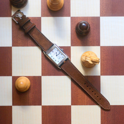 『高級革使用』イングリッシュスウェード　ブラウン　時計ベルト AppleWatchバンド　レザー　腕時計　革ベルト　皮 2枚目の画像