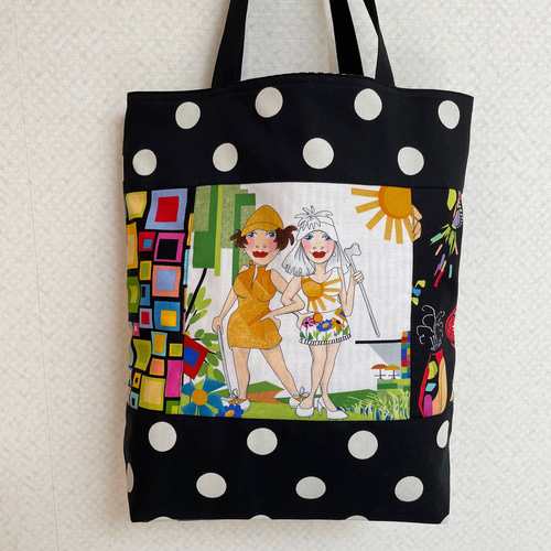 ロラライハリス トートバッグ＊ゴルフハッピー＊A トートバッグ YUKI