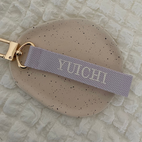 名入れ 刺繍 ネームタグ キーホルダー バッグチャーム 名入れ 刺繍 ネームタグ キーホルダー バッグチャーム