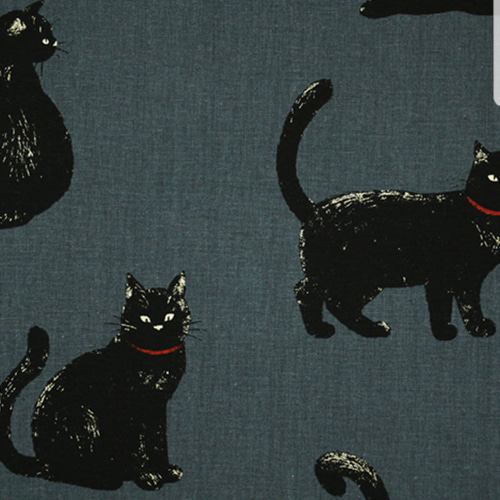 おすまし猫柄【オーダー生地見本】 和装小物（帯・半襟） ようか 通販  