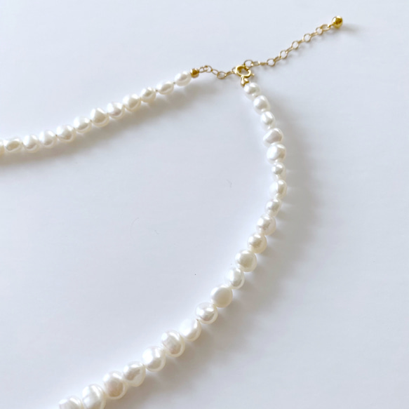 淡水真珠：baroque pearl necklace 3枚目の画像