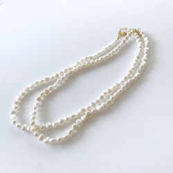 淡水真珠：baroque pearl necklace 4枚目の画像