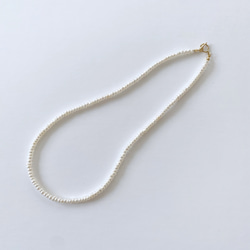淡水真珠：mini pearl necklace 2枚目の画像