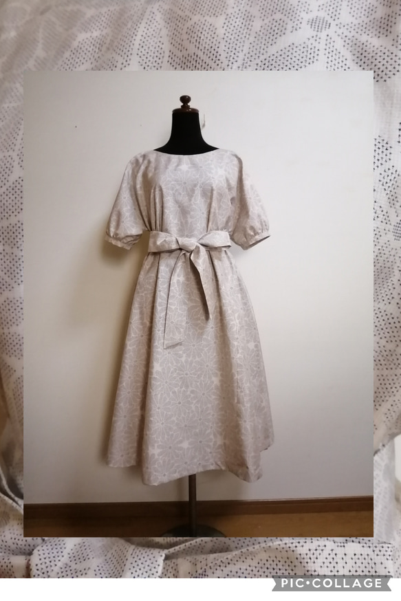 着物リメイクワンピース3429 着物リメイク ワンピース ハンドメイド - ワンピース公式 ストア