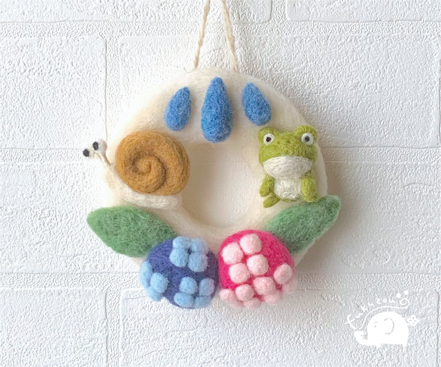 季節のフェルトリース✽専用 ハンドメイド✽11月・12月のリース✽フェルト✽専用の通販 by