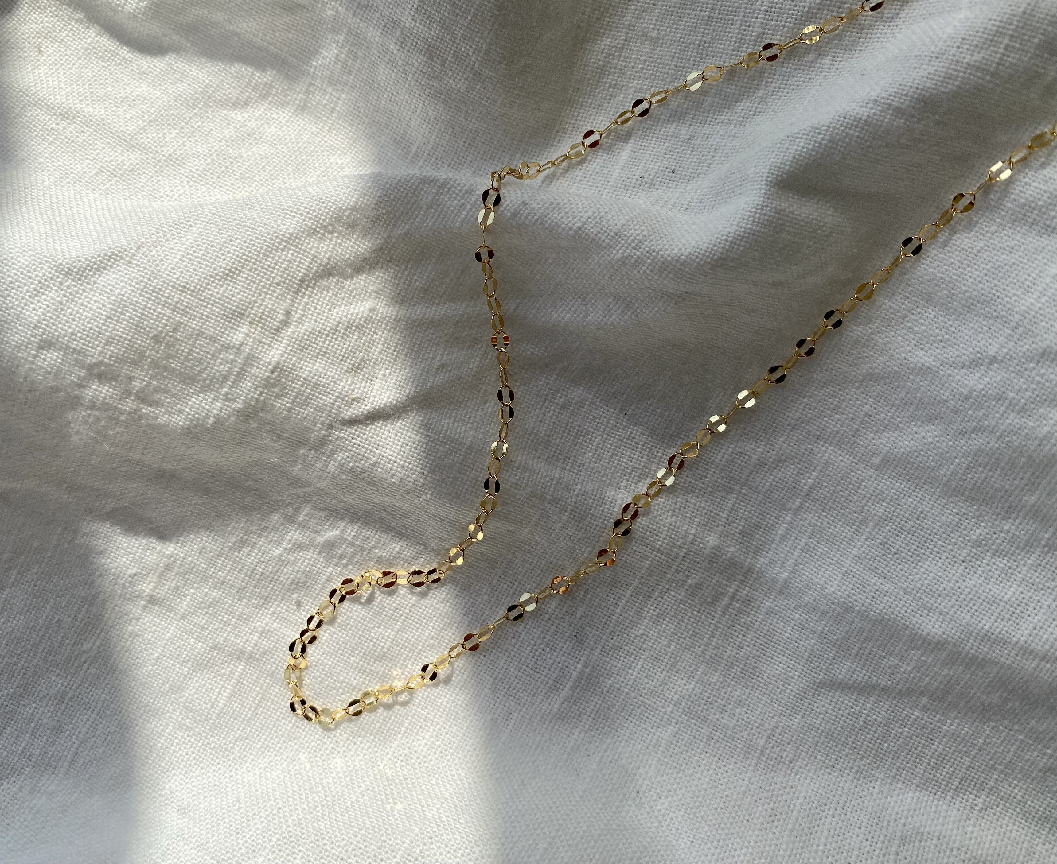 14KGF　ペタルチェーンネックレス