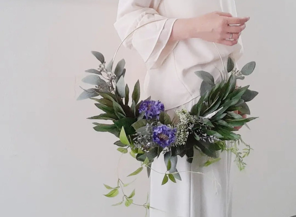 アーティフィシャルフラワーブーケ ウェディング バレリーナブーケ