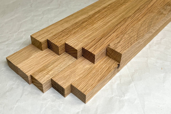 銘木端材・オークの角材 60cm 10本セット No.1 木材・板 銘木端材・オークの角材 60cm 10本セット No.1 木材・板