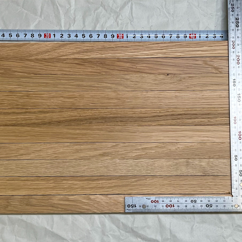 銘木端材・オークの角材 60cm 10本セット No.1 木材・板