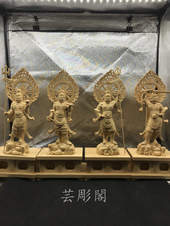 第121次製造貨幣大試験 他 造幣局製 広目天像/持国天像/増長天像/多聞天像 Amazon｜木彫り 仏像「四天王立像」持国天・広目天・増長天
