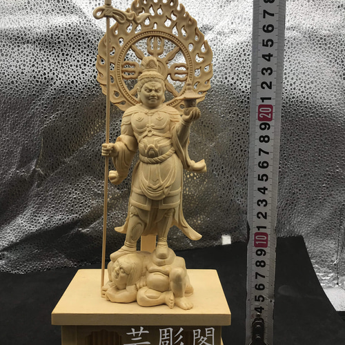 四天王 持国天 広目天 多聞天(毘沙門天) 増長天 縁起物 木彫仏像 彫刻