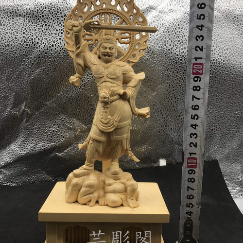 四天王 持国天 広目天 多聞天(毘沙門天) 増長天 縁起物 木彫仏像 彫刻