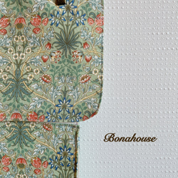 大人気！トイレットペーパーホルダーカバーウィリアム・モリス「ヒヤシンス」☆モダファブリック使用 3枚目の画像