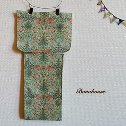 大人気！トイレットペーパーホルダーカバーウィリアム・モリス「ヒヤシンス」☆モダファブリック使用 6枚目の画像