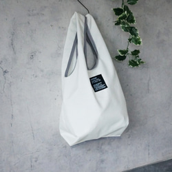 日常使用的 Mods 尼龍環保袋（小號、中號、大號）白色 第5張的照片