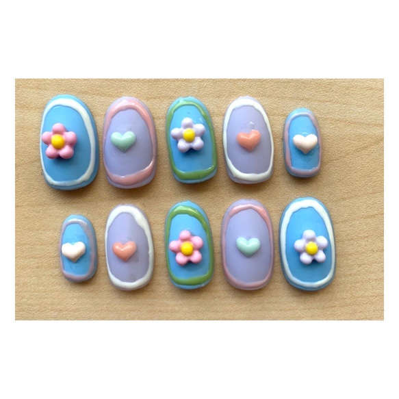 ネイルチップ 〜カラフルネイル〜 ネイルチップ（つけ爪） anje