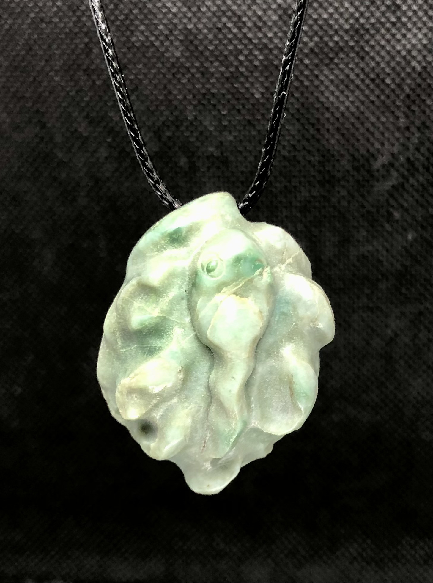 お玉尺　糸魚川翡翠