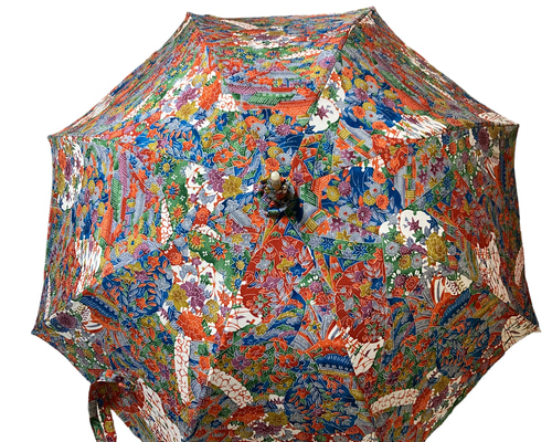 日傘 着物リメイク(正絹) 962c652c8f3eefbd36769b1cd490b7