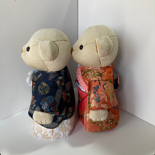 木目込み人形キット　カップルベア二体 真多呂人形 | 木目込み人形キット,趣味の人形キット 人形キット