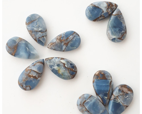人工オパール(KYOTO OPAL) シズク ミントブルー/G – 貴和製作所