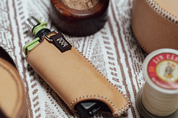 【受注生産】SOTO ガストーチ レザーケース VIVIDO ナチュラル 1枚目の画像