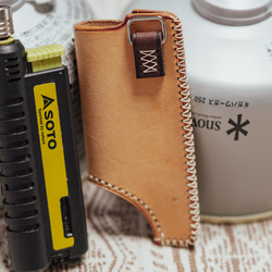 【受注生産】SOTO ガストーチ レザーケース VIVIDO ナチュラル 7枚目の画像