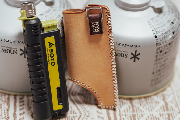 【受注生産】SOTO ガストーチ レザーケース VIVIDO ナチュラル 7枚目の画像