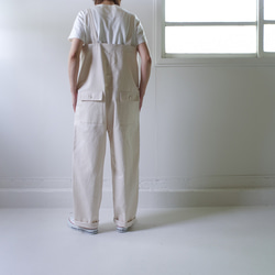 cotton herringbone  stocking wader/cannoli cream 7枚目の画像