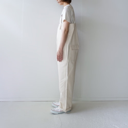 cotton herringbone  stocking wader/cannoli cream 6枚目の画像