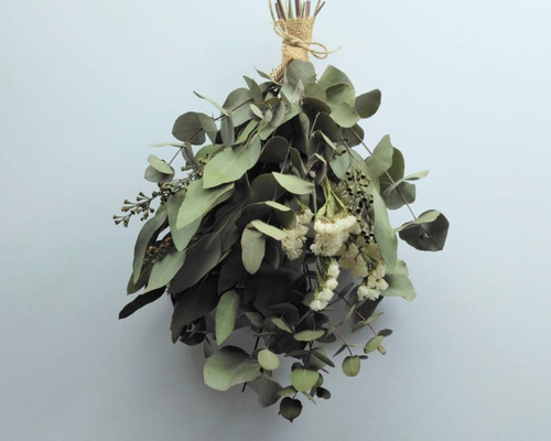 ユーカリのドライフラワー（ｽﾜｯｸﾞ） スワッグ nyao-mery 通販 13879080