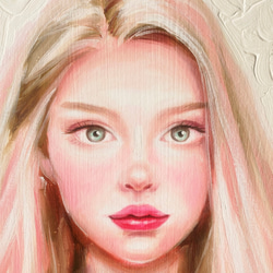 油絵・ポストカードサイズ- Angelica - 3枚目の画像