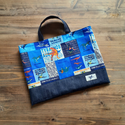 受注製作予約品/ダイナソーワールド(恐竜）☆レッスンバッグ3点セット