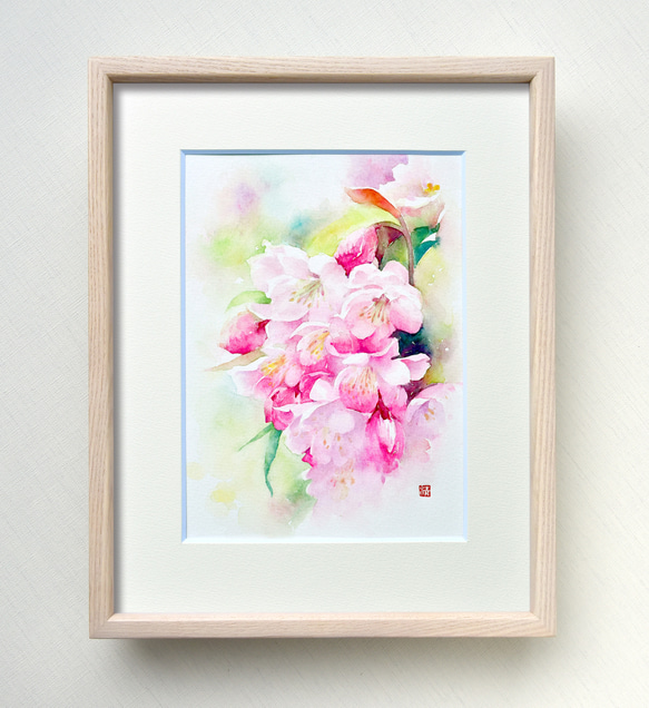 原画 アート 一点もの 一点物 水彩画 癒しの絵