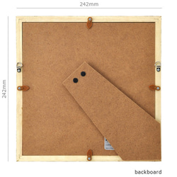 ポスター『js art const.let.var』L2フレーム付き（正方形配置） 4枚目の画像