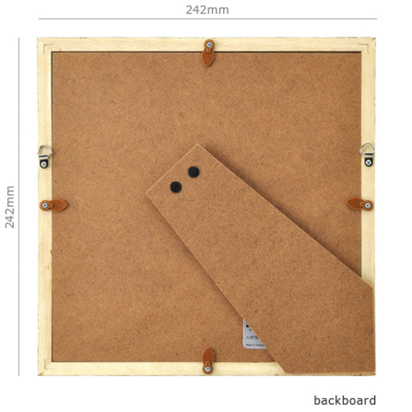 ポスター『js art const.let.var』L2フレーム付き（正方形配置） 4枚目の画像