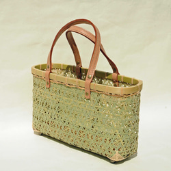 花六ツ目編み 竹かごバッグ 花六つ目編み かごバッグ | 竹かごの店 かご屋 by 有製咲処