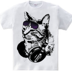 ねこ音楽Tシャツ２点セット 1枚目の画像