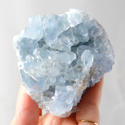 セレスタイトクラスター天青石 天使の石 鉱物 天然石 安眠 癒し その他