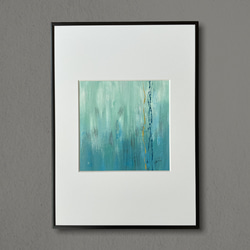 絆 / 抽象画 77×56㎝ B2 額縁セット 原画1点のみ モダンアート 101_ モダンアート 抽象画 キャンバス2つセット(333mm✖️333mm