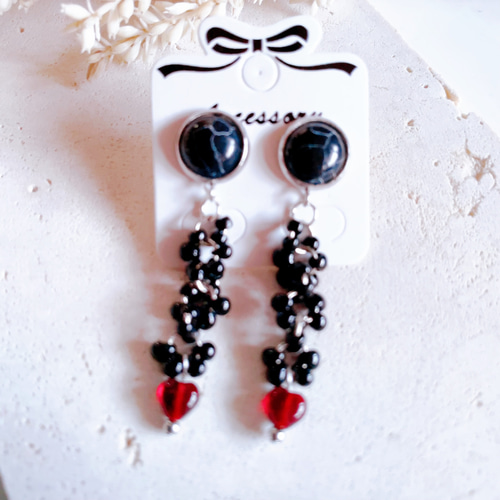 ハンドメイド☆ビーズピアス fit=scale-down,w=1200