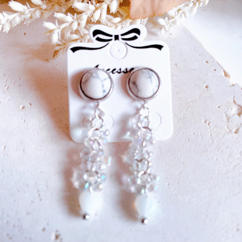 ☆*゚かっこいいビーズのピアス ピアス(その他) OHI♡handmade ☆*゚かっこいいビーズのピアス ピアス(その他) OHI♡handmade