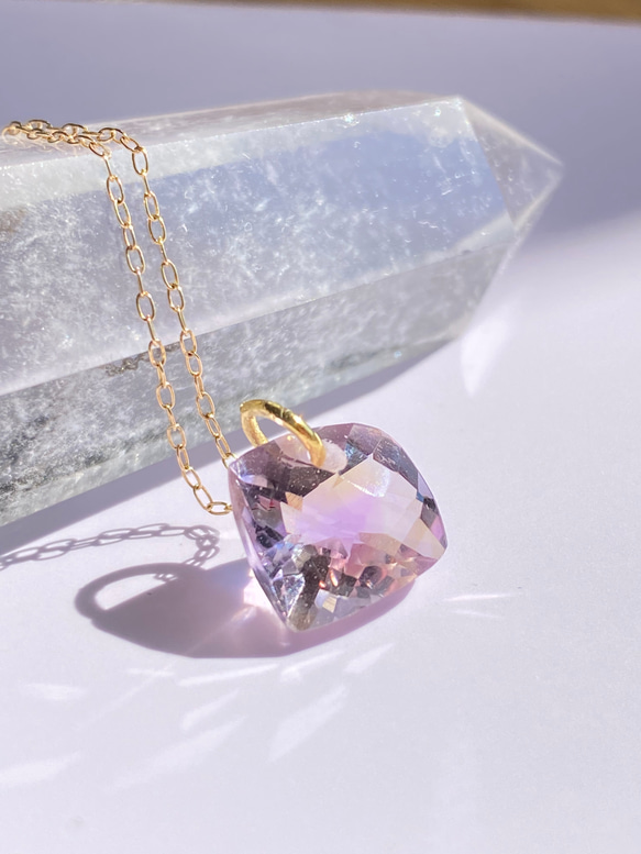 アメトリンペンダントトップK18