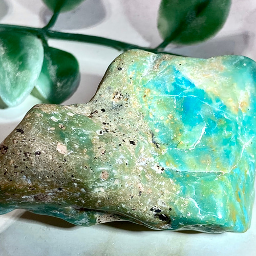 幸運を呼び込む✨ ブルー オパール ラフストーン 原石 幸運を呼び込む