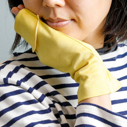 [手襪] 新款/薑黃（黃色）/隨意防護病毒的防紫外線手套 第1張的照片